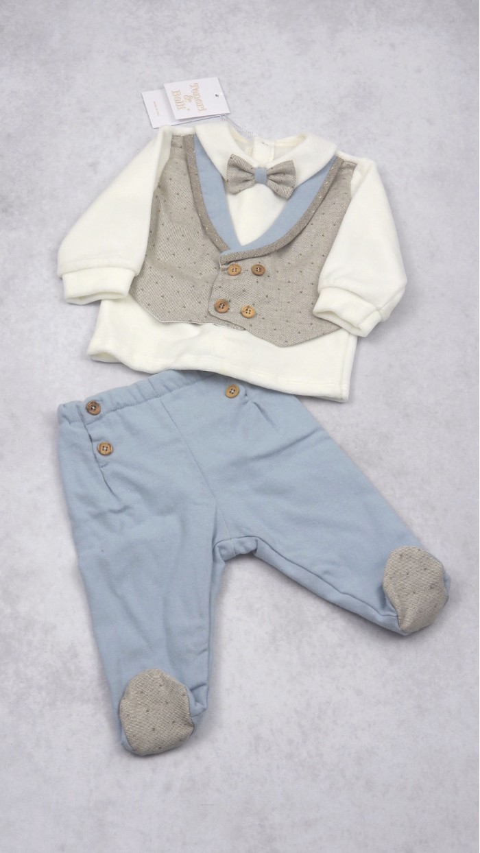 Teneri e Belli Newborn Baby Boy Outfit TS107